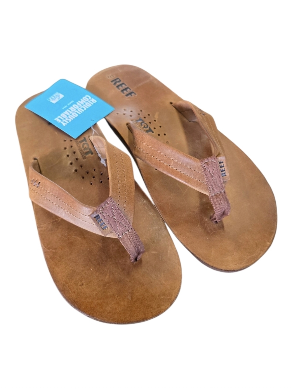 ​Reef Men's Draftsmen Leather Flip-Flops